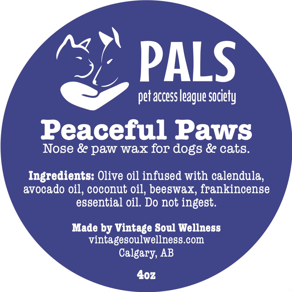 Pals Peaceful Paws Paw Balm
